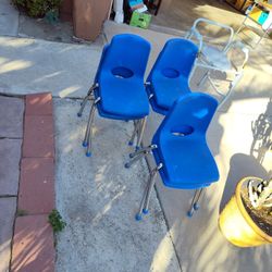 6 Child Size Chairs 
