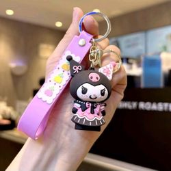 New Hello Kiity And Friends Kuromi Keychain Or Backpack Charm 