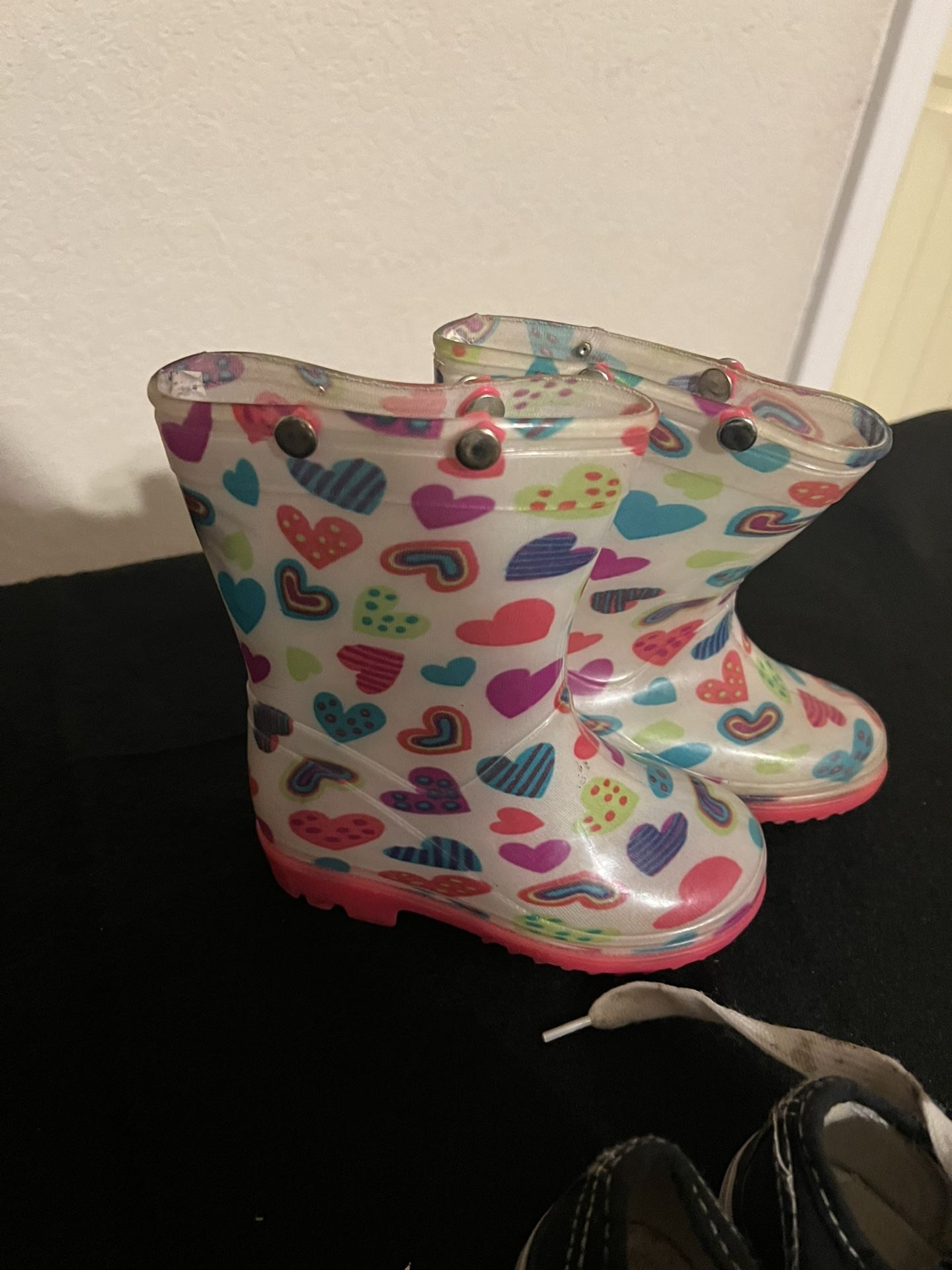 Little Girl Shoe Lot Sneaker And Rain boots for Sale in San Antonio, TX