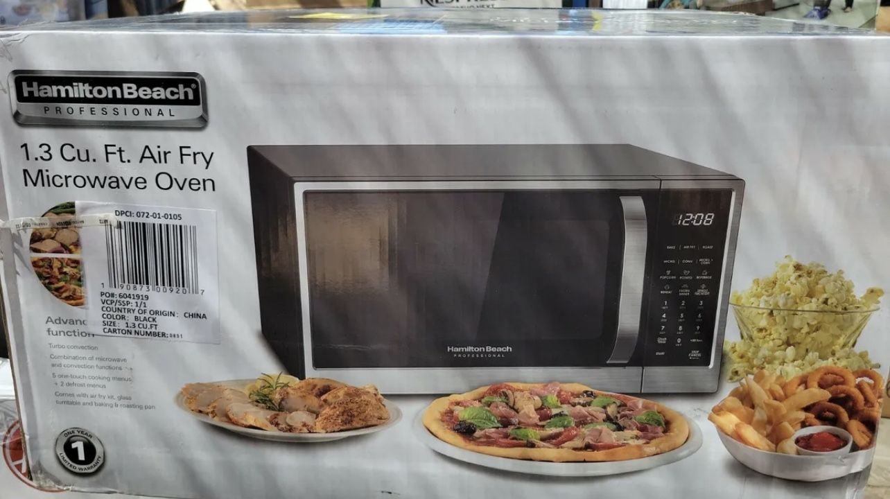BRAND NEW HAMILTON BEACH Professional cu ft 1000 Watt AirFry