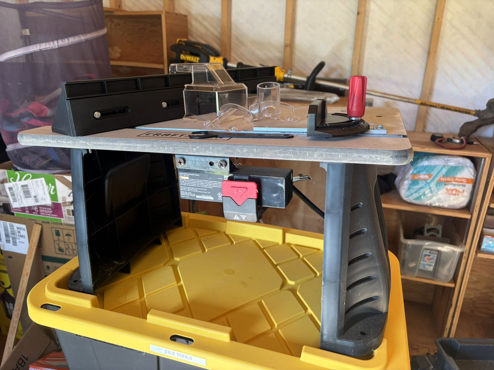 Craftsman Foldable Router Table Craftsman Router Table w/Accessories for Sale in Spanaway, WA - OfferUp