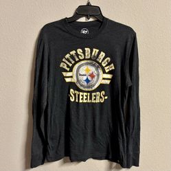 ‘47 NFL Pittsburgh Steelers Men’s Small Long Sleeve Shirt