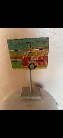 Wooden sign