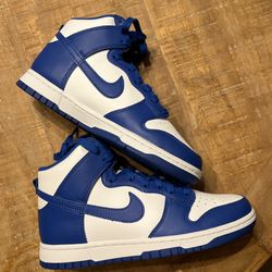 Nike Dunk High Royal White Game