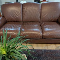 Macy's Leather Couch