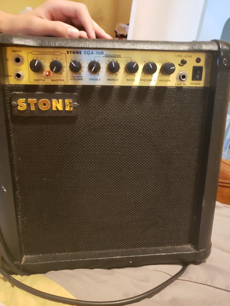 Stone guitar amp