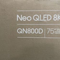 Samsung - QN75QN800DFXZA QN75QN850DFXZA 75" Neo QLED 8K AI Upscaling Pro TV