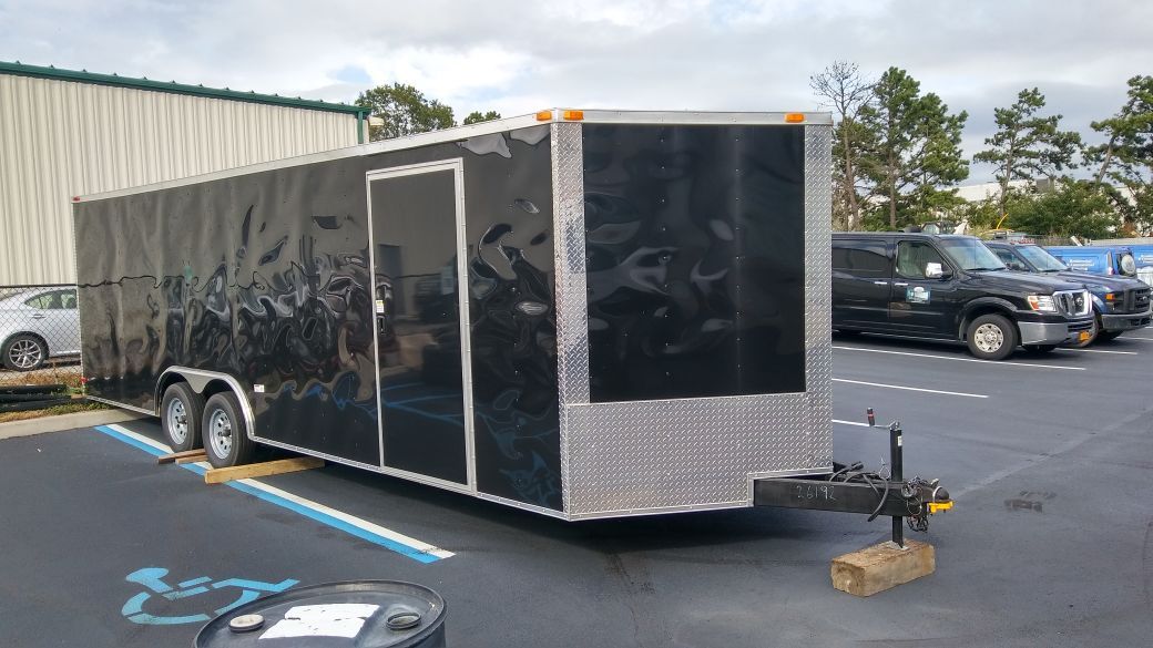 Aluminum Vnose Enclosed Trailers-Many Sizes