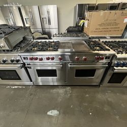 WOLF STAINLESS STEEL RANGE 