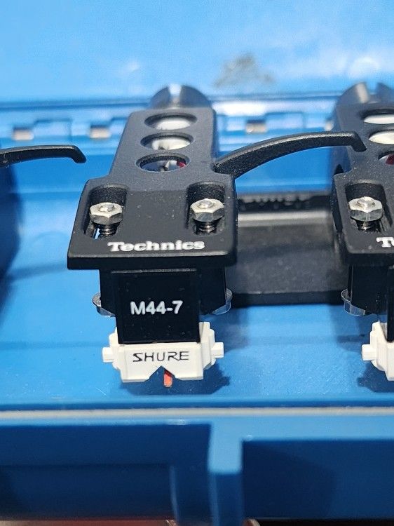 SHURE M44-7＋Technics 純正ヘッドシェル＋HSR-102 DJ機材