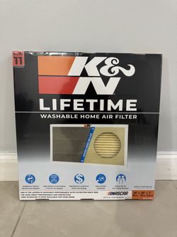 K&N 20x20x1 HVAC Furnace Washable Air Filter ( BRAND NEW)