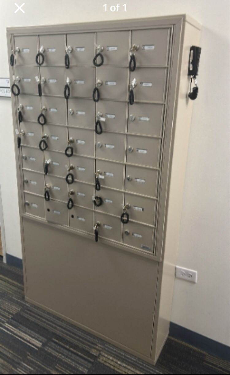Cellphone Cabinet With 35 Lockers