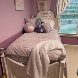 Princess Twin Bed  Set With Mattress/boxspring