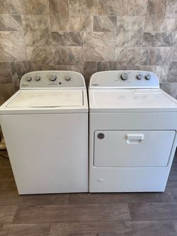 Whirlpool set gas Laundry