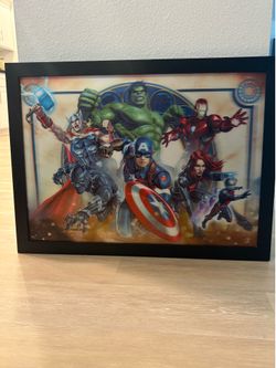 Marvel Avengers and Black Panther Wall Art