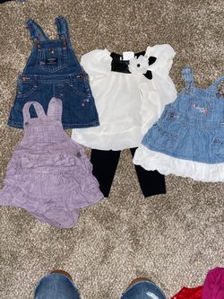 12m Girls Dress Outfit and Jumpers