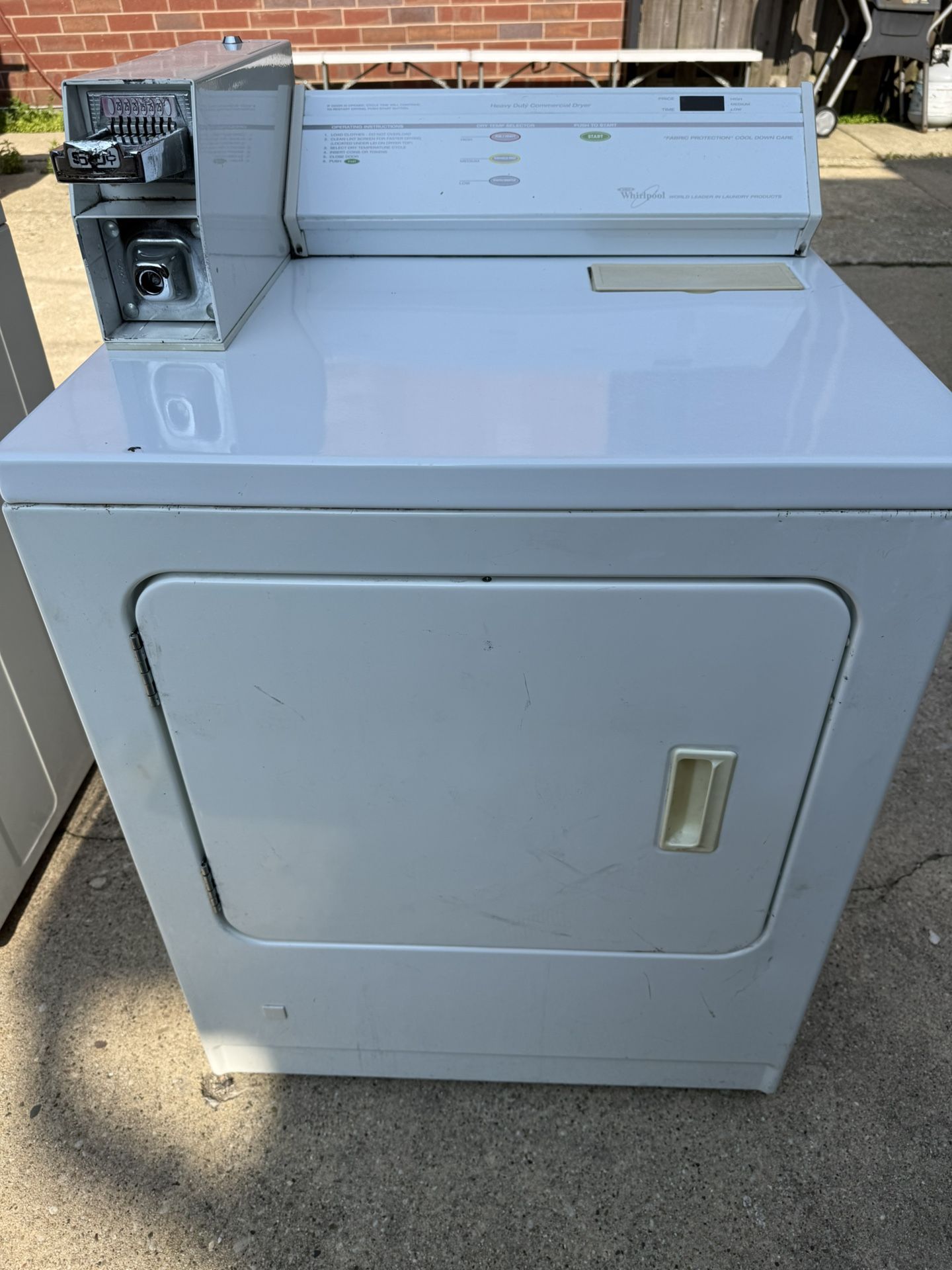 Coin Operated Whirlpool Washer And Dryer