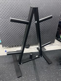 Olympic plate weight tree rack