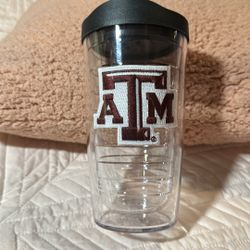 Tervis Made in USA Double Walled Texas A&M University Aggies Insulated Tumbler Cup Keeps Drinks Cold & Hot, 16oz, Primary Logo