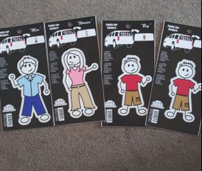 Family car stickers