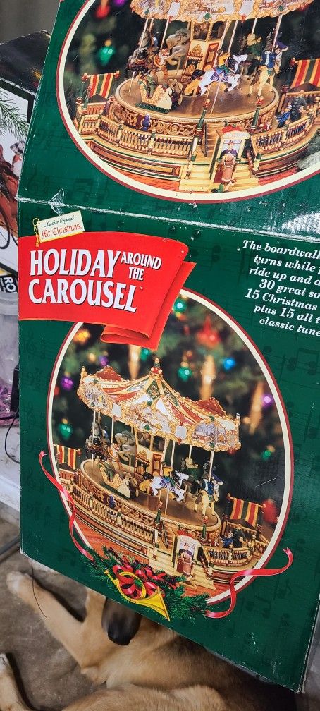 Vintage Mr Christmas Carousel π