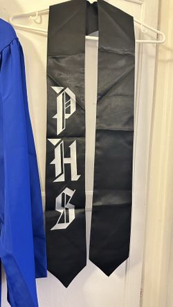Black Graduation Sash