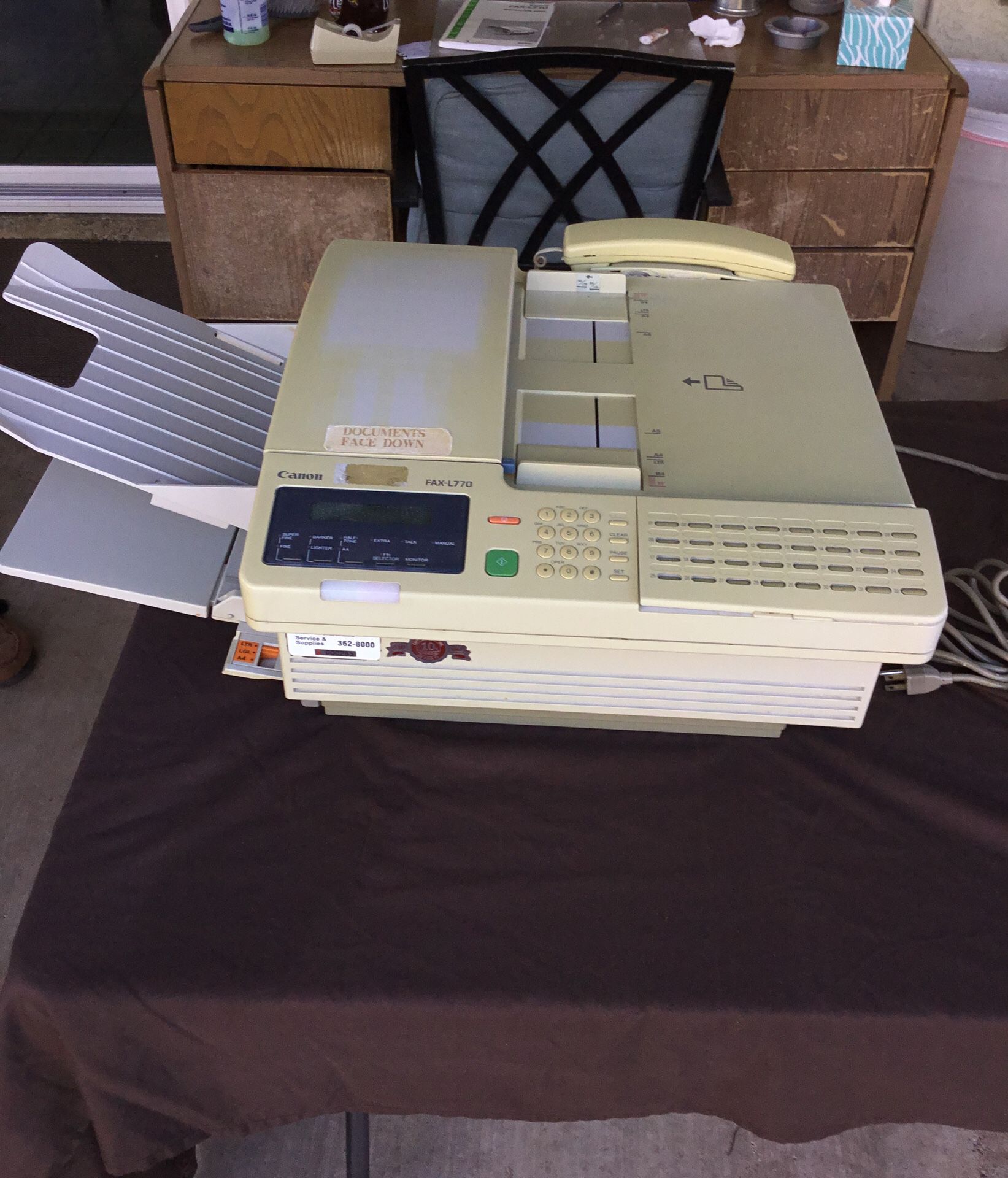 Canon plain-paper Fax-L770 - Works Great! Retails for $2,980.00