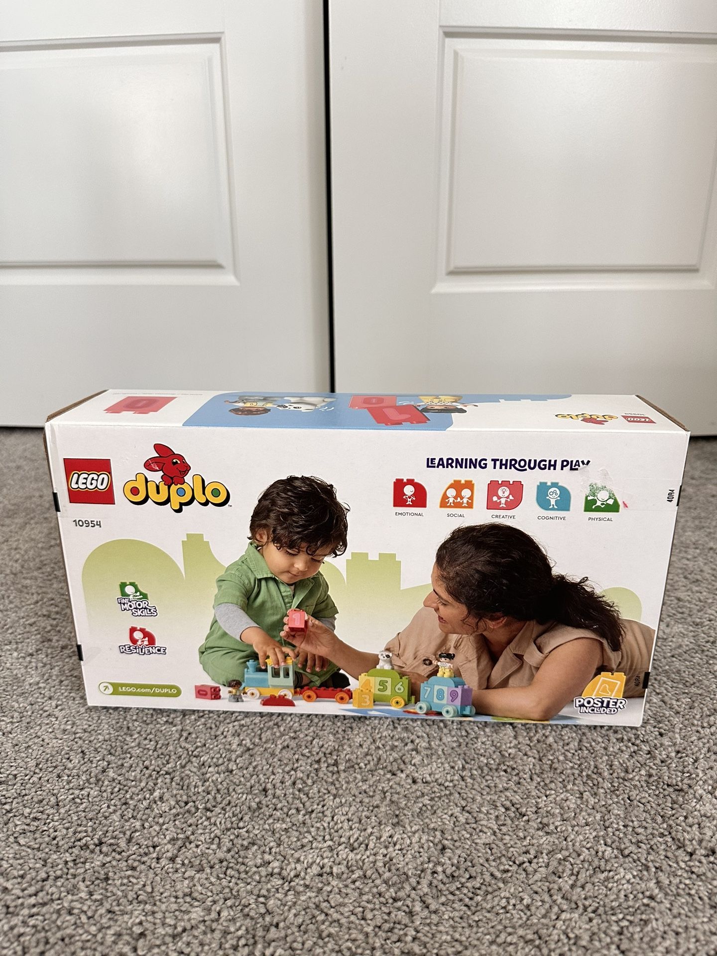 Toddler Learning Number Train