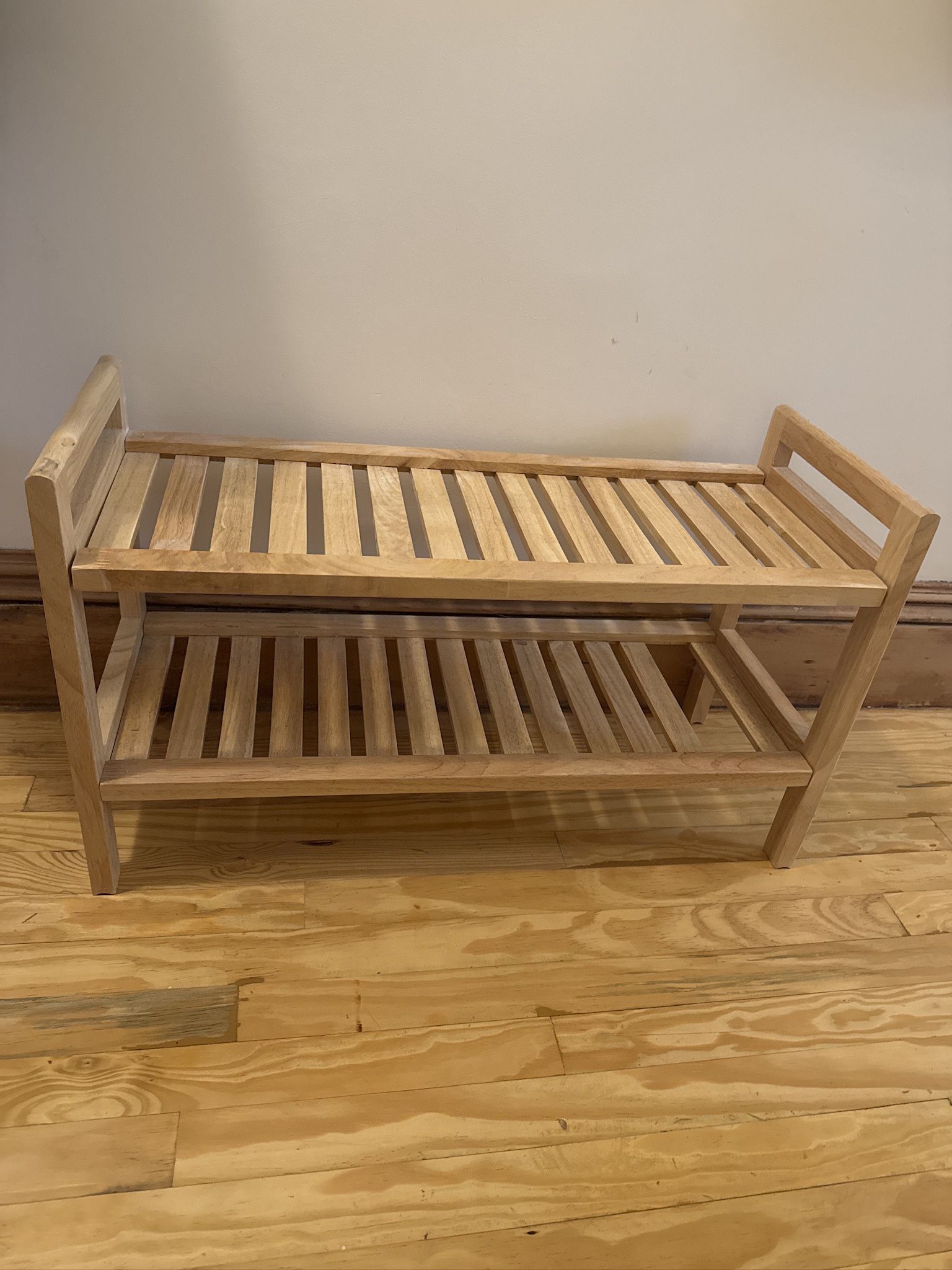 Wooden Shoe Rack