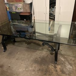 Glass Dining Table 