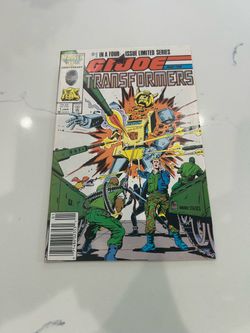 G.I. Joe & The Transformers #1 KEY 1st Crossover Series! Newsstand VF/NM