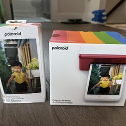 Polaroid Hi Print 4x6 Photo Printer and Polaroid Hi Print 4x6 Paper & Cartridge 80 Sheets of Paper