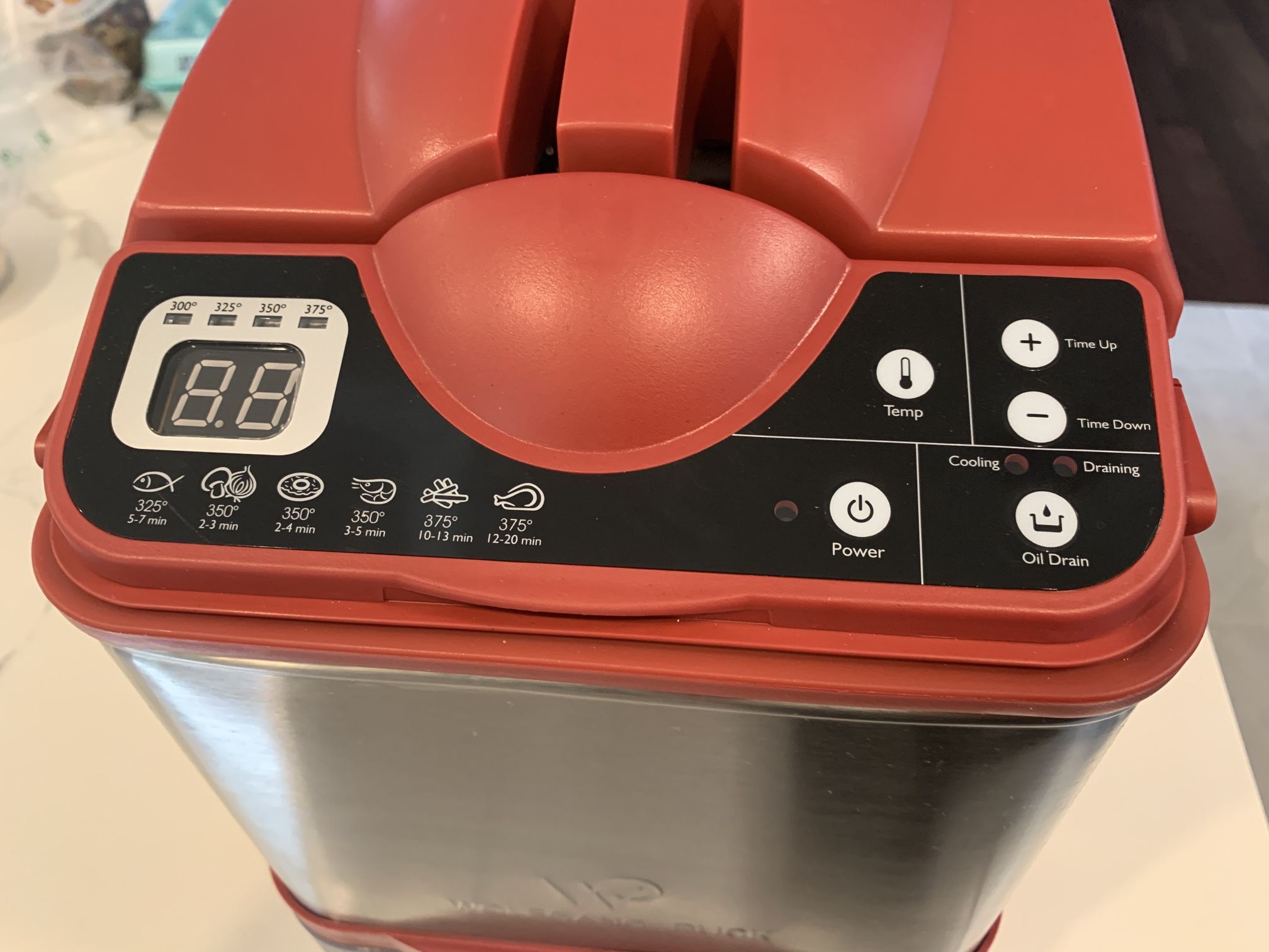 Wolfgang Puck Stainless Steel 3.5-Liter Digital Deep Fryer