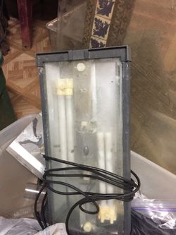 Sunpod aquarium light 150 watt metal halide with actinic power compact reef lighting