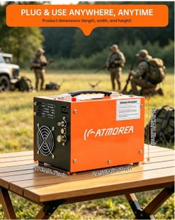 Atmorea PCP Air Compressor Auto Shut Off 4500PSI 30Mpa