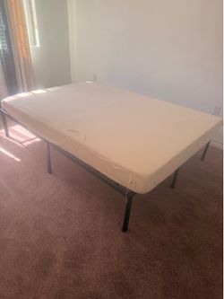 Bed frame and 6” foam Mattress