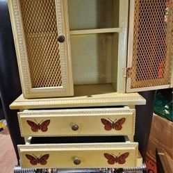 Small Cabinet With 2 Drawere And 2 DoorsFor Jewelry Or WhatNot