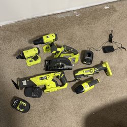 Ryobi 6 Piece Tool Set 