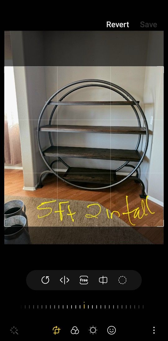 Iron And Wood Shelving