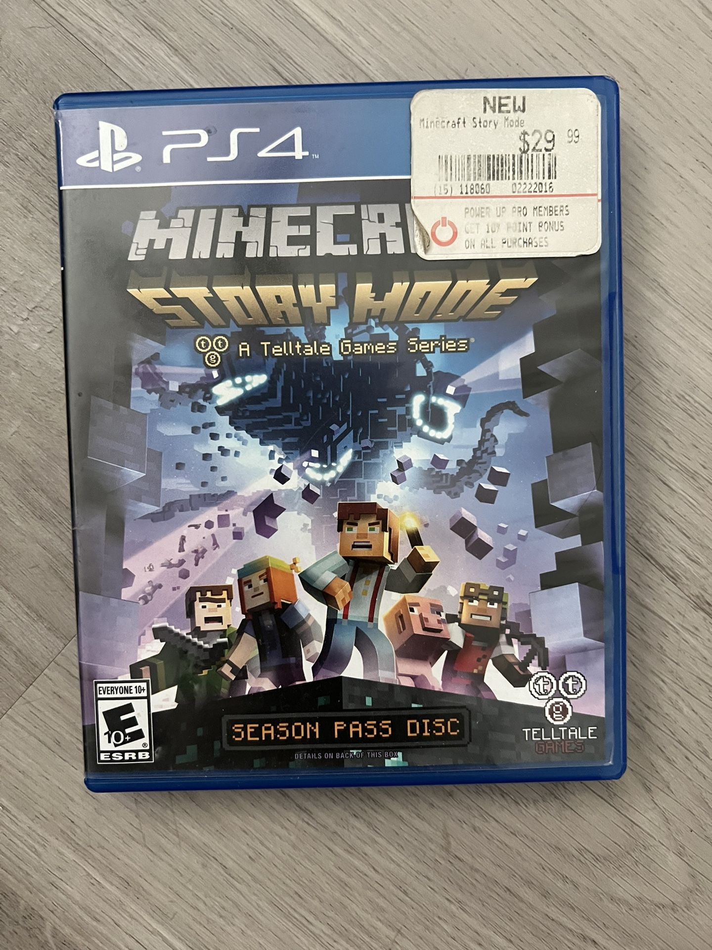 Minecraft Story Mode PS4