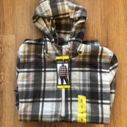 O’Neil Women’s Flannel hoodie Size S 