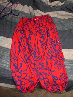 Nike Men's Red Purple Abstract Sweat Shorts Drawstring Elastic Waist Logo Accent