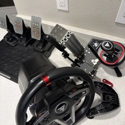 Thrustmaster Racing Wheel Pedals Shifter (Check Description Please) Not free/shoot offers