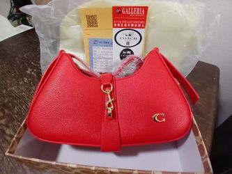 Coach Red Hobo Crossbody
