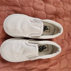 White Vans (Slip-on)