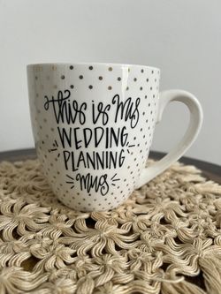 Mary square  Wedding Planing Mug NEW