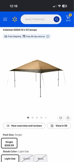 Coleman canopy