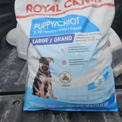 Royal Canin Size Health Nutrition Large Breed Puppy Dog Dry Food 30 pound 