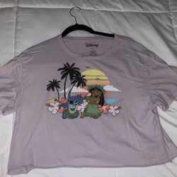 Lilo And Stitch Crop Shirt