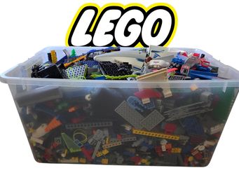 Large Tub of LEGO Pieces – Tons of Bricks, Vehicles & Building Parts – $110